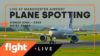 LIVE Plane spotting at Manchester Airport - 15/05/24