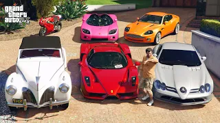 GTA 5 - Stealing REDLINE Movie Vehicles with Michael! | (Real Life Cars) #84