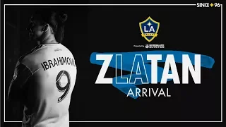 Zlatan Ibrahimović arrives in Los Angeles