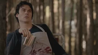 The Vampire Diaries 7x15 Damon tortures Rayna