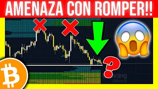 🚨 ¡SI SE CONFIRMA ESTO EN BITCOIN, VOLVERA A CAER BASTANTE! 💥ANÁLISIS de BITCOIN HOY