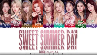 TWICE  – 'SWEET SUMMER DAY' Lyrics [Color Coded_Han_Rom_Eng]