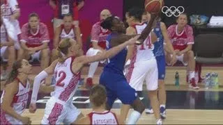 Basketball Women's Semi-Final - Russia v France Highlights - London 2012 Olympics