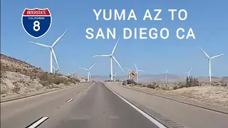 Yuma, AZ to San Diego, CA | Interstate 8 West