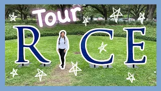 RICE UNIVERSITY Self-Guided Tour Campus Vlog and My Thoughts!