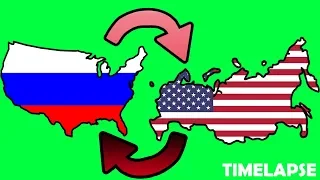 AOC2: USA and Russia SWAP! Timelapse