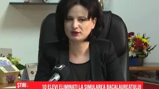 10 elevi eliminați la simularea bacalaureatului