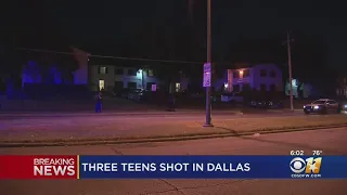 3 Teenangers Shot During Argument In Dallas