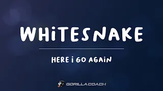Whitesnake - Here I Go Again (Lyric Video)