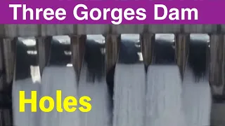 China Three Gorges Dam ● many holes ● December 8, 2021  ●Water Level and Flood