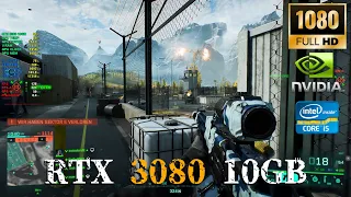 Battlefield 2042 RTX 3080 10GB + i5-13600KF Full HD RTX ON DLSS Quality Ultra Settings