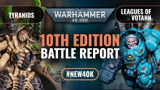 Warhammer 40k 10th Edition Live 2000pts Battle Report: Tyranids vs Leagues of Votann