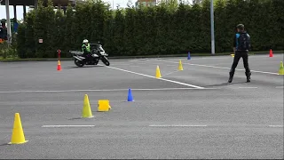 Practice makes perfect - 1st round GymkhanaGP competition Szczecin - VStrom 650