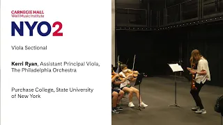 NYO2 Viola Sectional with Kerri Ryan