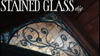 DIY Stained Glass Window 🕸️