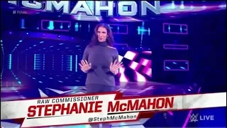 Stephanie McMahon Entrance - RAW: March 5. 2018 (HD)