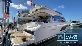 PRESTIGE 590- Southampton Boat Show 2022- walkthrough video