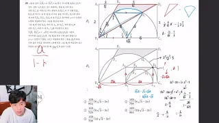 2022년 4월 고3 모의고사 미적분 28번