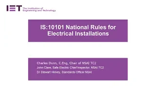 IS10101 National Rules for Electrical Installations