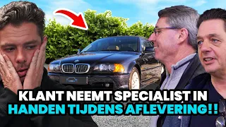 Klant neemt specialist in handen tijdens aflevering!!