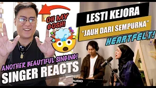 Lesti Kejora - Jauh Dari Sempurna (Cover) | SINGER REACTION