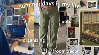 summer days in my life | shopping, decorating my room, getting my life together, productive habits