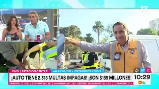 Automovilista tenía 2.300 multas impagas | Tu Día | Canal 13