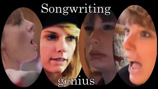 Taylor Swift being a songwriting genius for 13 minutes