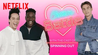 Spinning Out Cast Pick Up Line Battle | Netflix
