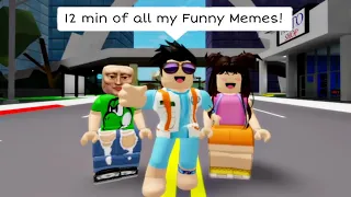 12 minutes of All my Funny Memes!😂 - Roblox Compilation