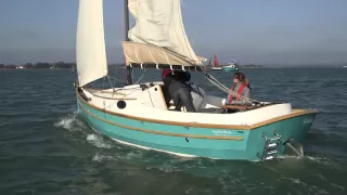 Swallow Yachts BayCruiser 23 Sailing Upwind