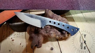 Heat Treating And Finishing The Bevels On An EDC Knife | Knife Maker | Vlog