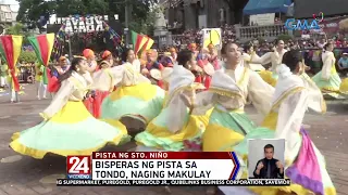 Bisperas ng Pista ng Sto. Niño sa Tondo, naging makulay | 24 Oras Weekend