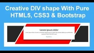 How to make CSS Creative DIV Shape with Cool Hover Effects