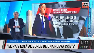 🔴 "El país está al borde de una crisis" - advertencia del titular del JP Morgan en Argentina