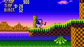 Sonic the Hedgehog Megadriven (Mega Drive / Genesis Hack) - Demo Gameplay