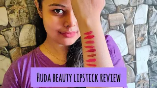 Huda beauty liquid lipsticks review #shorts #hudabeauty #NadiyonPaar #liquidlipsticks #review
