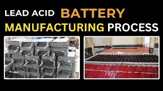 Lead Acid Battery Manufacturing Process 🔥 Battery Kaise Banate Hain 🔥 Battery Plate Making Formula