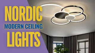 how to install Nordic modern lights