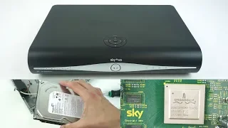 Teardown & Hard Drive Removal - Sky+ HD Set Top Box