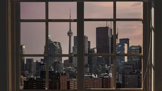 POV: You're in Toronto - Fake Window for Projector/TV - [lofi hip hop/chilled beats playlist]