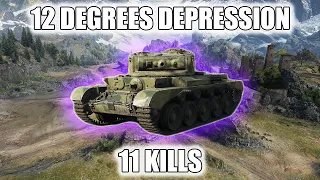 12 Degrees of Depression, 11 KILLS!!! - World of Tanks Comet Gameplay!!!