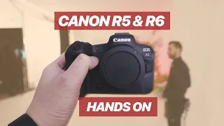 Canon R5 & R6 Hands on & sample 8K footage
