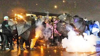 Daunte Wright shooting: Protesters clash with police on third night of demonstrations in Minnesota