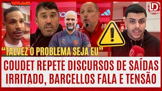 INTER: COUDET DISPARA CONTRA TORCEDORES, IMPRENSA E ESTÁ BRAVO | CLIMA TENSO | BARCELLOS PISTOLA