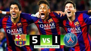 barcelona vs psg 5-1 (agg) Highlights & Goals - Champions League 2014-2015