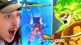 NEW CHARACTER REVEALS AND GAMEPLAY REACTION!!! (Dragon Ball Sparking Zero!!)