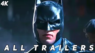Batman Arkham Series - All Cinematic Trailers 4K 60FPS