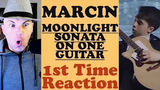 Marcin | MOONLIGHT SONATA ON ONE GUITAR | First Time Reaction
