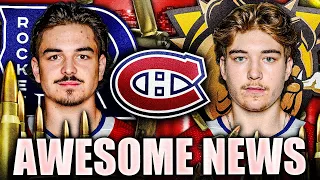 AWESOME MONTREAL CANADIENS UPDATES: THESE PROSPECTS ARE TEARING IT UP (Arber, Florian Xhekaj News)